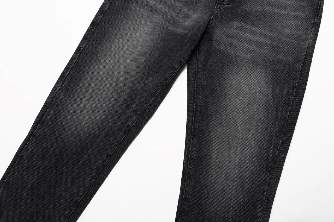 643#Gallery Dept new basic style washed small straight leg jeans American high street casual trousers washed black washed blue S～XL p220